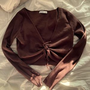 Cute Brown Crop top 🤎